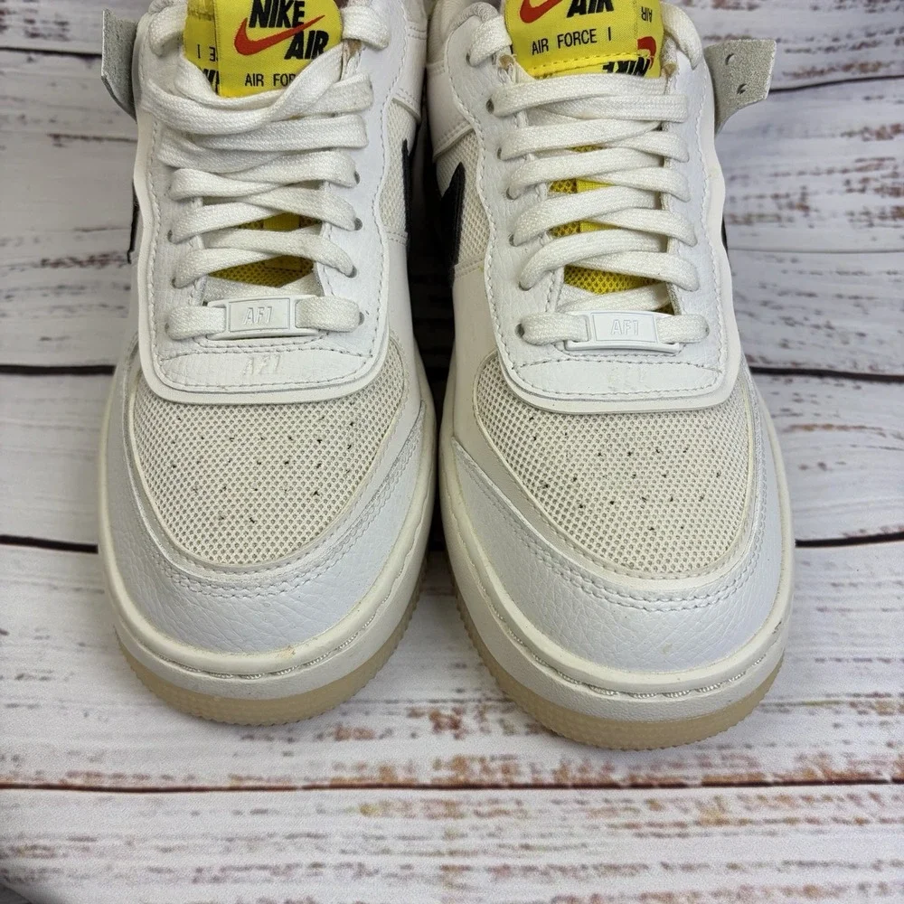Nike Air Force 1 Shadow 'Go the Extra Smile' White Sneakers, Size 7.5 DO5872-100